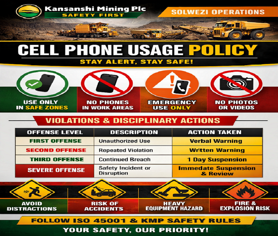 Cell Phone Usage Policy
