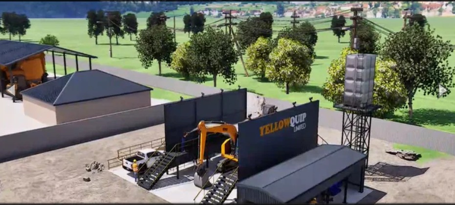 Technicians performing scheduled servicing on heavy equipment components.